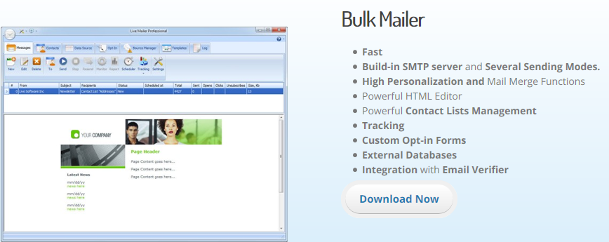 Bulk email sender